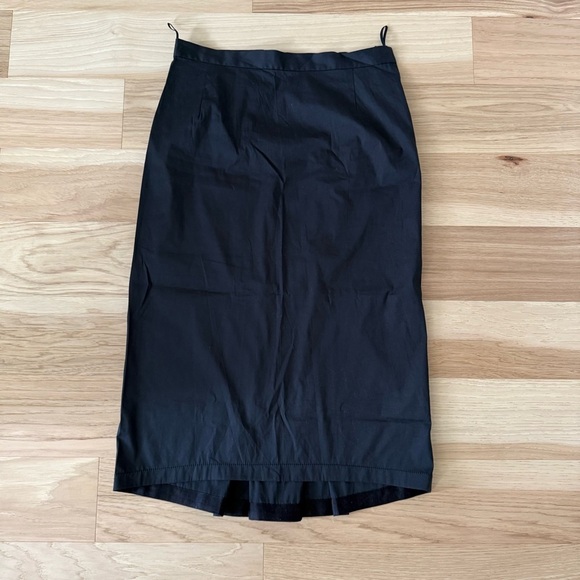 Prada Midi Black Skirt Size 44 US 4 - Picture 6 of 12